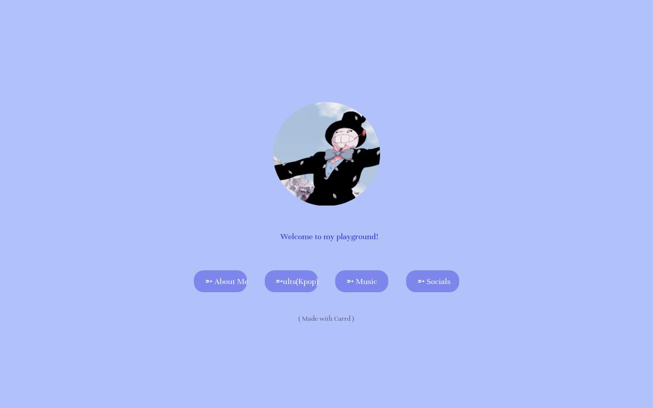 Carrd profile picture for @playgrounds